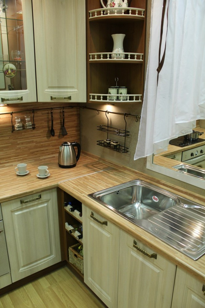 Белый кухонный гарнитур-Кухня МДФ в ПВХ «Модель 128»-фото6