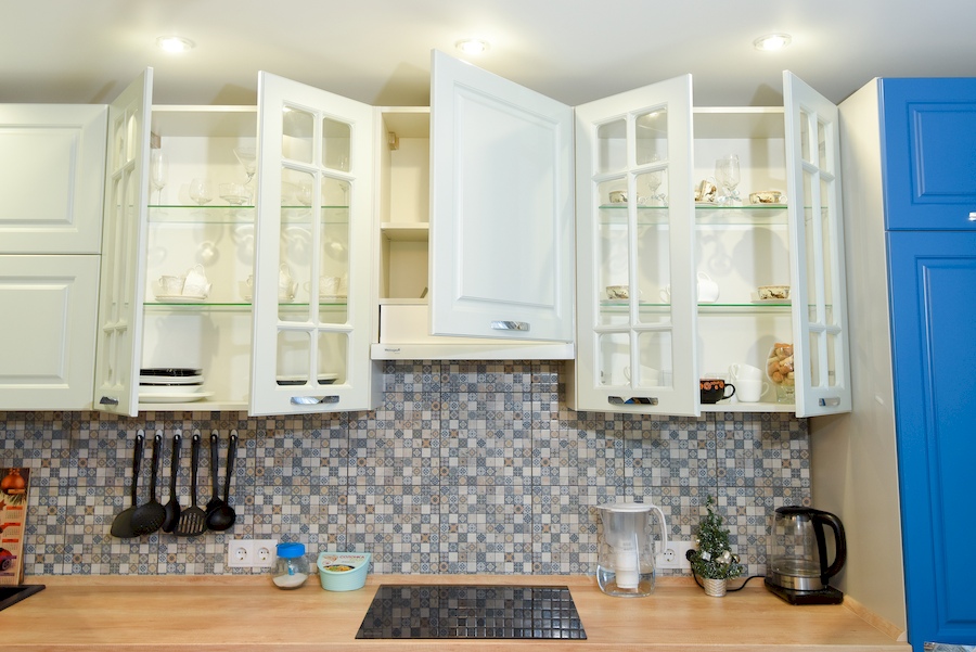Белый кухонный гарнитур-Кухня неоклассика «Модель 734»-фото5