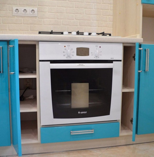 Акриловые кухни-Кухня МДФ в эмали «Модель 167»-фото7