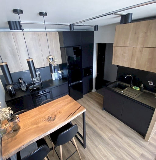 Встроенная кухня-Кухня МДФ в эмали «Модель 589»-фото5